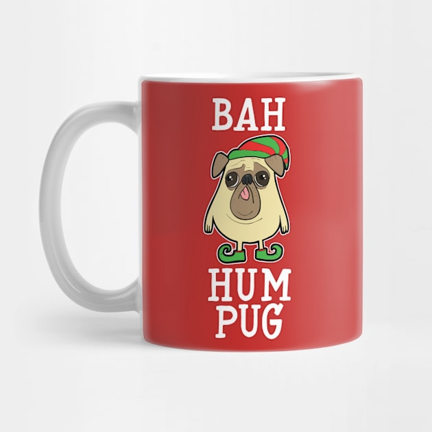 Bah Hum Pug - Fawn by NinthStreetShirts